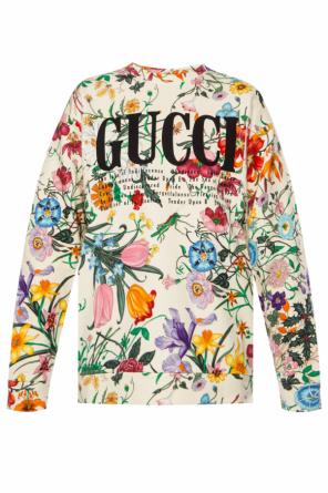 Patterned sweatshirt with logo, zdjęcie 1 Patterned sweatshirt with logo od Gucci